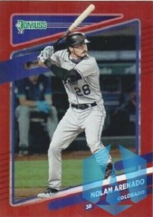 2021 Donruss Red Holo Foil Nolan Arenado #146 Colorado Rockies